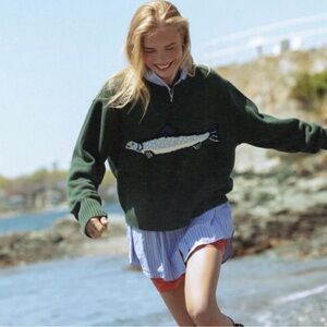 Dairy Boy Green Fisherman Sweater